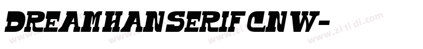 Dream Han Serif CN W字体转换 Dream Han Serif CN W字体转换